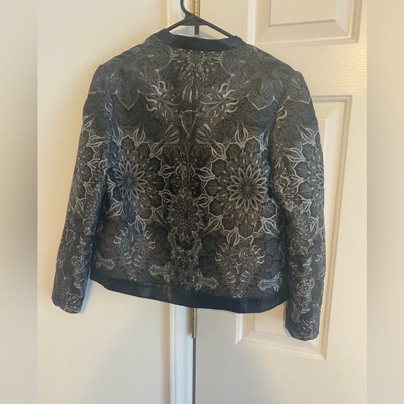 Helmet Lang Printed Moto Jacket - Picture 2 of 4